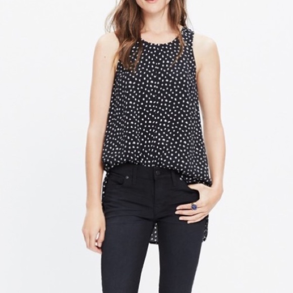 Madewell White and Black top.